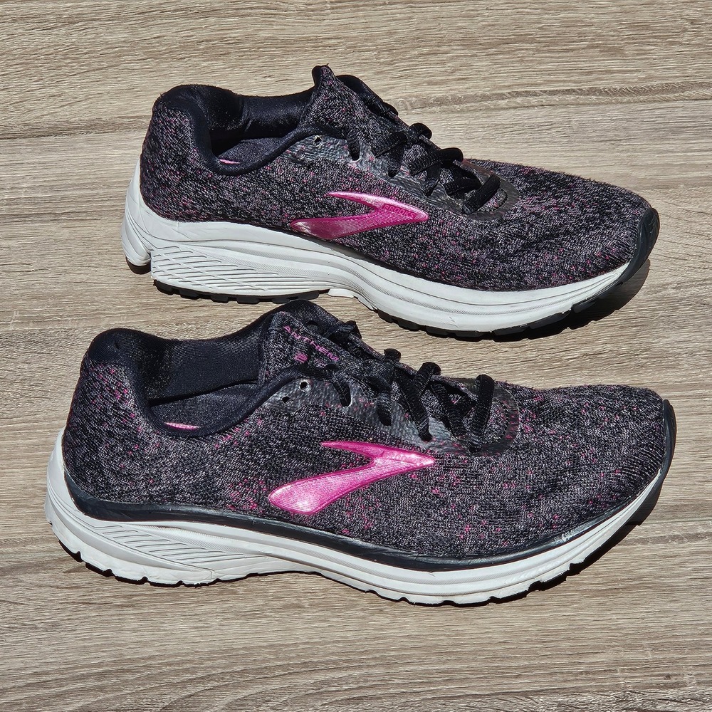 Brooks Anthem 2 Womens Running Shoes Black Pink 1202931B054 Size 8 Medium B